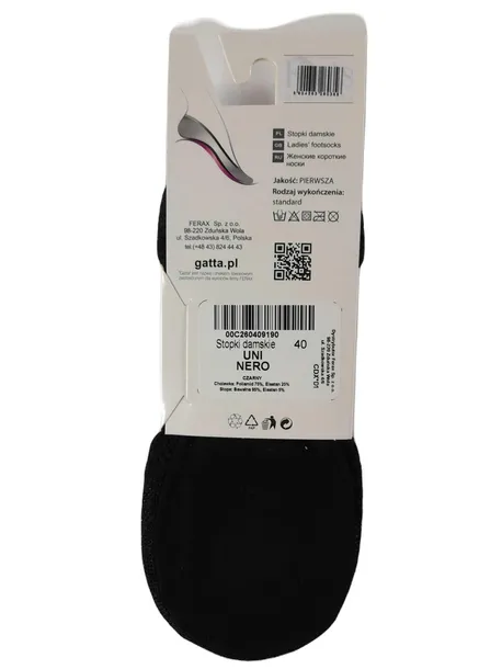 gatta-short-socks-40-uni-nero-rozmiar-uniwersalny