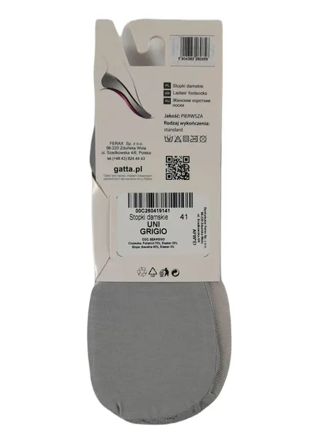 gatta-short-socks-41-uni-grigio-plec-produkt-damski
