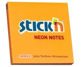 karteczki-samoprzylepne-neonowy-pomaran-76x76mm