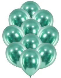 balony-glossy-chrom-butelkowa-zielen-30cm-50szt
