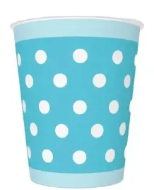 kubeczki-papierowe-niebieskie-w-kropki-250ml-8szt