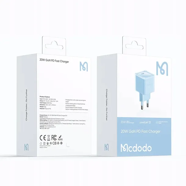 mcdodo-szybka-mala-ladowarka-usb-c-20w-do-iphone-stan-nowy-marka-mcdodo