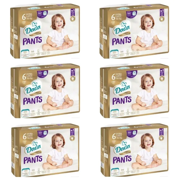 Nowe Pieluchomajtki Dada 6 Pants 6x38 sztuk