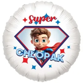 balon-foliowy-super-chlopak-bohater-bialy-18-rnd