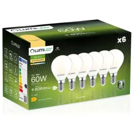6x-zarowka-led-e14-kulka-7w-60w-3000k-ciepla-filament-mleczna-ozdobna