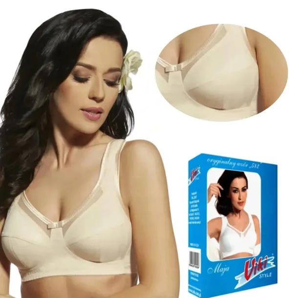 Biustonosz miękki Viki 582 Maja beżowy 85H