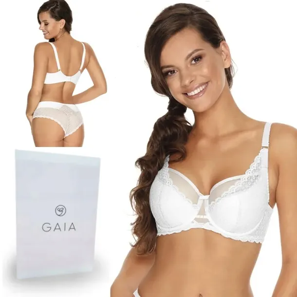Biustonosz Gaia Carrie 876 semi-soft Biały 85G