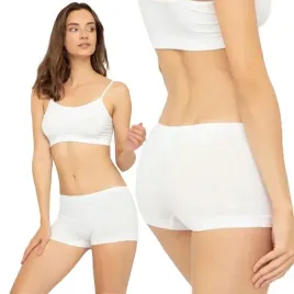 gatta-majtki-short-bawelna-bezszwowe-biale-l