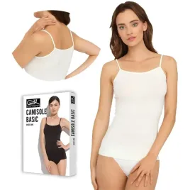 gatta-t-shirt-camisole-bezszwowy-bialy-l