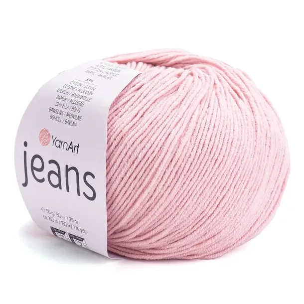Włóczka YarnArt Jeans - 83 Pudrowy