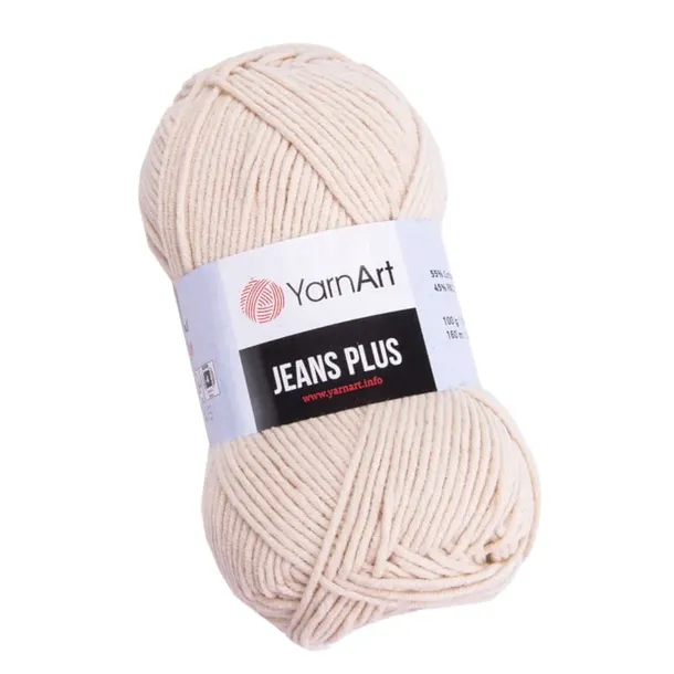 Włóczka YarnArt Jeans Plus - 05 Jasny Beżowy