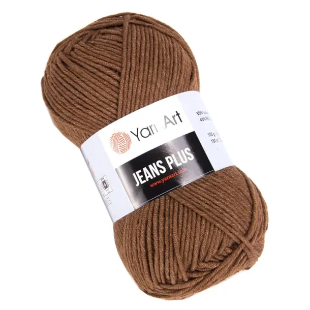 Włóczka YarnArt Jeans Plus - 40 Jasny Brązowy
