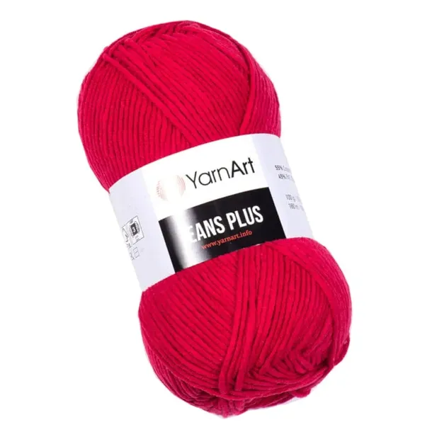 Włóczka YarnArt Jeans Plus - 51 Malinowy