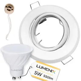 zestaw-oprawa-halogenowa-biala-okragla-zarowka-gu10-led-5w-ciepla