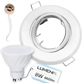 zestaw-oprawa-halogenowa-biala-okragla-zarowka-gu10-led-8w-neutralna