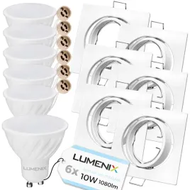 zestaw-6x-oprawa-halogenowa-biala-kwadrat-zarowka-gu10-led-10w-neutralna