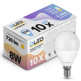 10x-zarowka-led-e14-720lm-8w-kula-ciepla