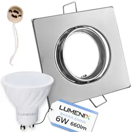 zestaw-oprawa-halogenowa-satynowa-kwadrat-zarowka-gu10-led-6w-zimna
