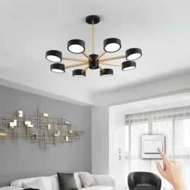 lampa-sufitowa-led-czarna-fun-8-trwala
