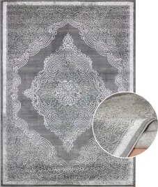 modny-szaro-srebrny-klasyczny-dywan-boho-200x290