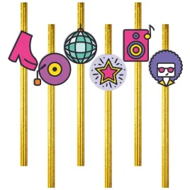 slomki-disco-dancing-zloty-metalik-195-cm-6-szt