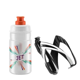 elite-kit-ceo-koszyk-bidonu-black-glossy-bidon-jet-350ml-clear-log-orange