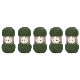 wloczka-nako-angora-luks-10665-ciemny-zielony-pakiet-5-szt