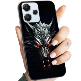 etui-do-xiaomi-redmi-12-4g-redmi-12-5g-wzory-wiedzmin-witcher-bialy-wilk
