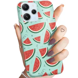 etui-do-xiaomi-redmi-12-4g-redmi-12-5g-wzory-owoce-arbuz-ananas-cytryny