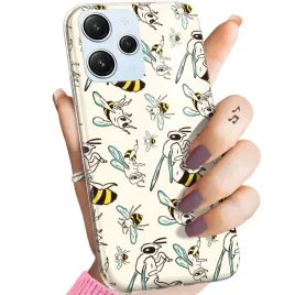etui-do-xiaomi-redmi-12-4g-redmi-12-5g-wzory-owady-motyle-pszczolki-case