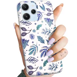 etui-do-xiaomi-redmi-12-4g-redmi-12-5g-wzory-zima-snieg-sniezynki-winter