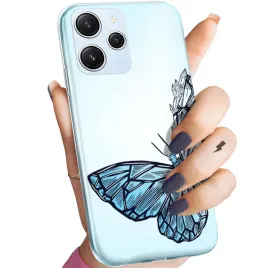 etui-do-xiaomi-redmi-12-4g-redmi-12-5g-wzory-motyle-butterfly-barwne-case