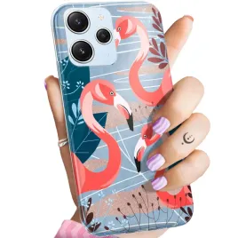 etui-do-xiaomi-redmi-12-4g-redmi-12-5g-wzory-flaming-flamingi-ptaki-case