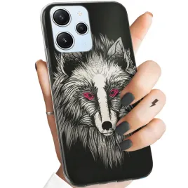 etui-do-xiaomi-redmi-12-wzor-wilk-wilkolak-wolf-wilczyca-obudowa-pokrowiec
