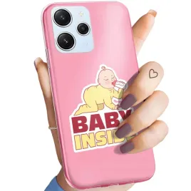 etui-do-xiaomi-redmi-12-4g-redmi-12-5g-wzory-gender-reveal-pregnant-case