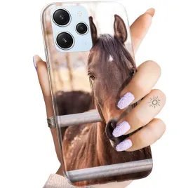 etui-do-xiaomi-redmi-12-4g-redmi-12-5g-wzory-konie-kuce-pegazy-obudowa