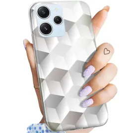 etui-do-xiaomi-redmi-12-4g-redmi-12-5g-wzory-3d-geometryczne-iluzja-case