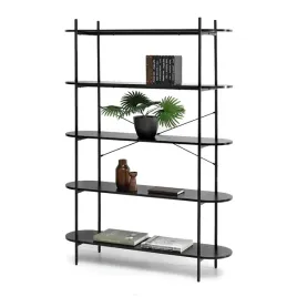 industrialny-regal-do-gabinetu-linas-czarne-drewno