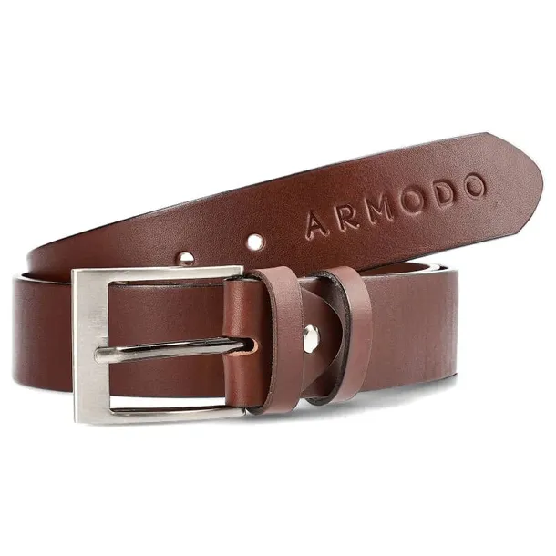 pasek-armodo-23-400-m-dark-brown-wzor-dominujacy-bez-wzoru