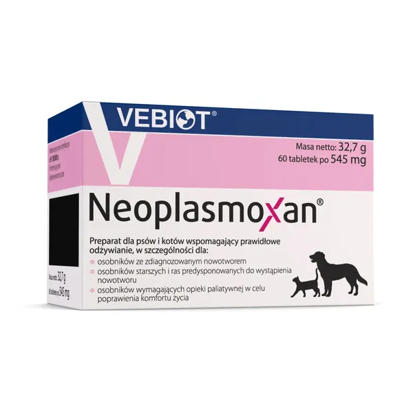 VEBIOT NEOPLASMOXAN DOG i CAT 60 tabletek dla psa z nowotworem