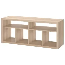 ikea-kallax-szafka-pod-tv-dab-bejcowany-147x60-cm