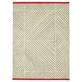 ikea-undervisning-dywan-kremowy-czarny-170x240-cm