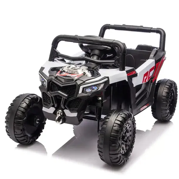 BUGGY UTV QUAD Joy4kids 4X45 WAT na akumulator LED-y Pilot kanapa skóra