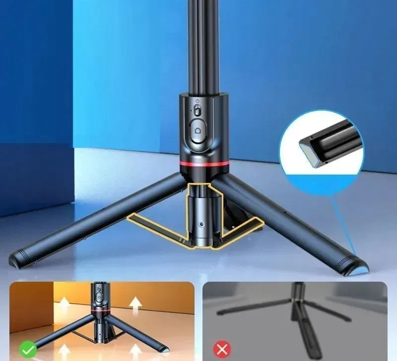 feegar-kijek-do-selfie-stick-tripod-bluetooth-led-stan-nowy