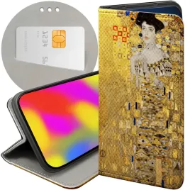 etui-z-klapka-do-motorola-moto-g13-g23-g53-wzory-klimt-gustav-pocalunek