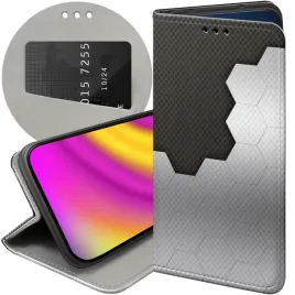 etui-z-klapka-do-motorola-moto-g13-g23-g53-wzory-szare-metallic-grey