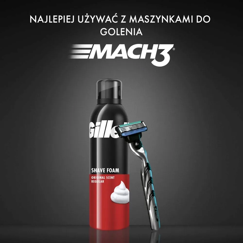 gillette-classic-regular-pianka-do-golenia-200ml-stan-nowy
