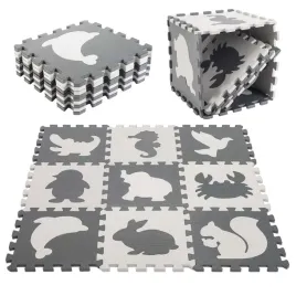 puzzle-piankowe-mata-dla-dzieci-9-el-czarny-ecru