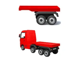 naczepa-przyczepa-do-pojazdu-na-akumulator-hl358-mercedes-actros-czerwona