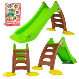 zjezdzalnia-ogrodowa-z-drabinka-dla-dzieci-slizg-110-cm-do-50kg-ziel-brazow